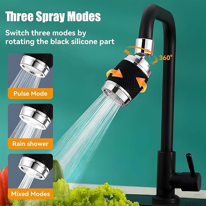 3 Modes Kitchen Sink Faucet
